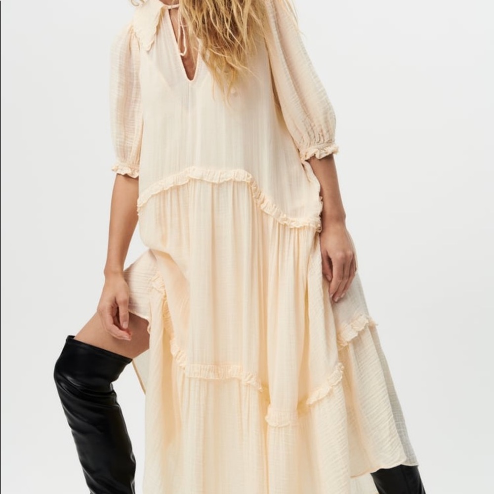 Zara Tiered Midi Dress - Picture 8 of 16